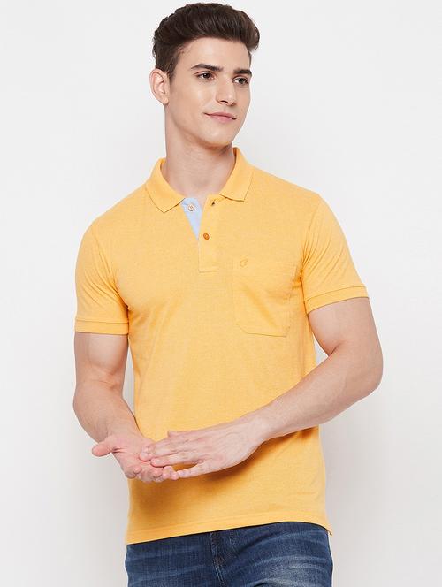 men solid short sleeve regular fit polo t-shirt - 18431292 - Standard Image - 0