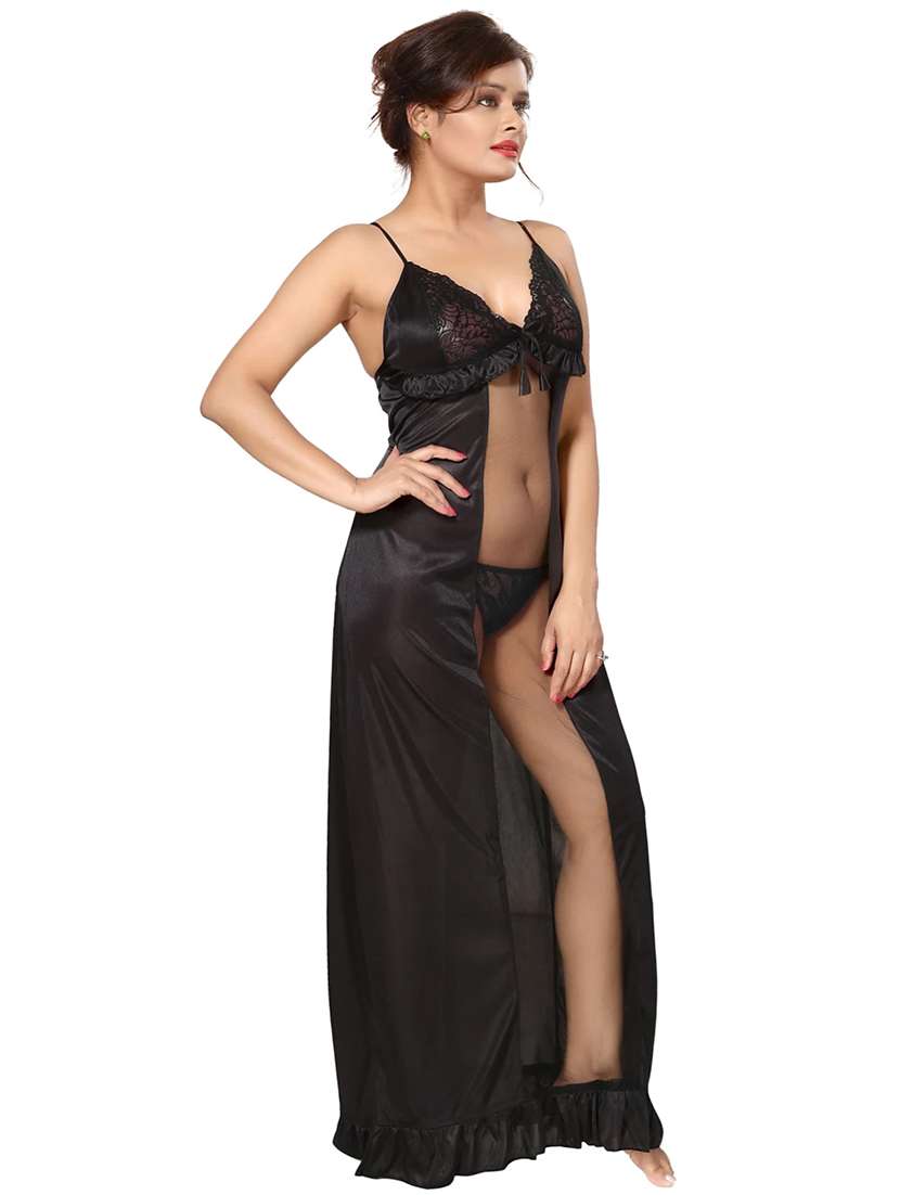 pack of 2 lace detail nighty  - 18431351 -  Standard Image - 4