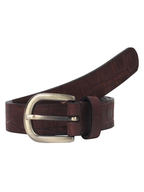 men brown belt - 18431613 - Standard Image - 0