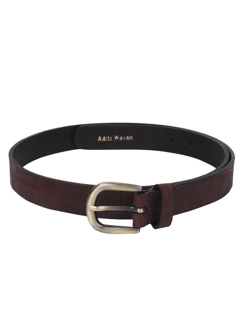 men brown belt - 18431613 - Standard Image - 1
