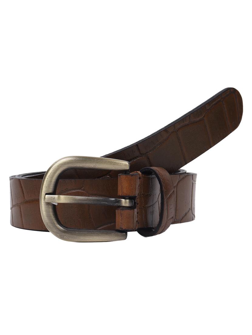 men brown belt - 18431615 - Zoom Image - 0