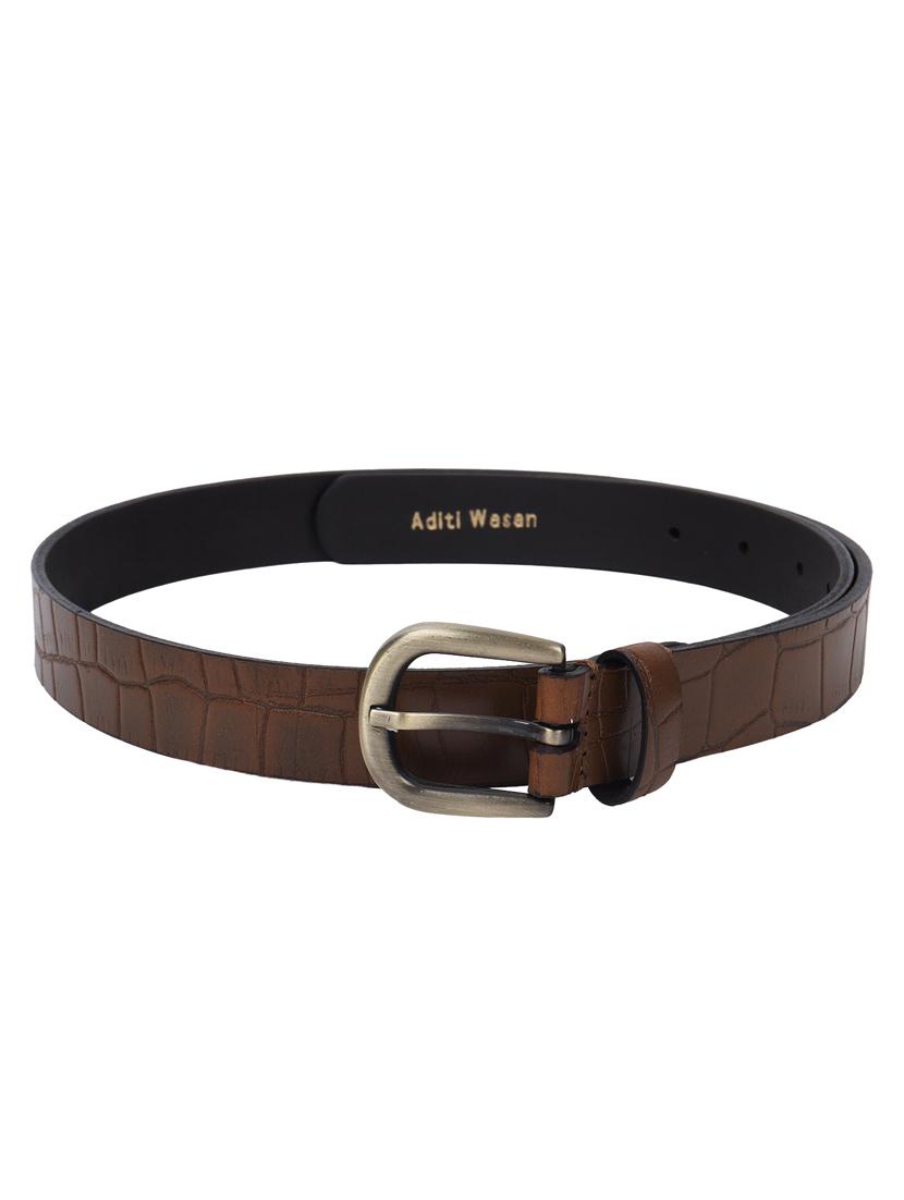 men brown belt - 18431615 - Standard Image - 1
