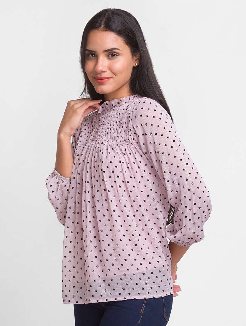women's layered mock neck top - 18431908 -  Standard Image - 1