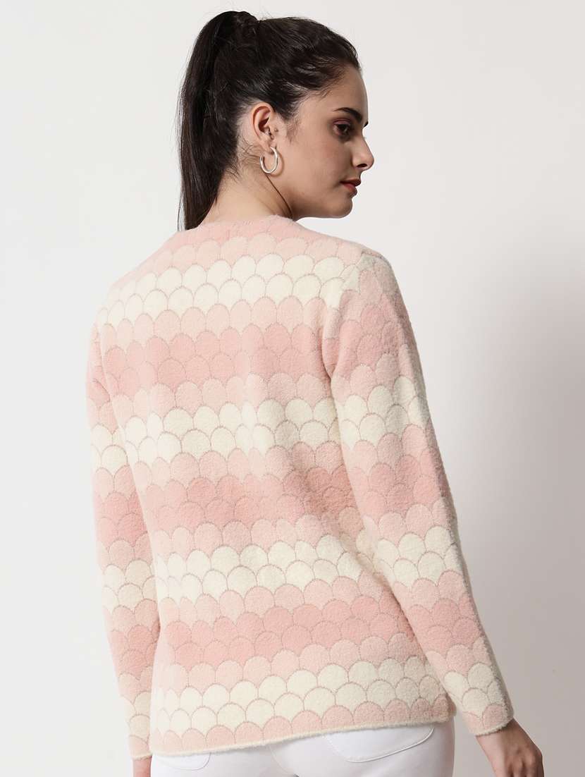 long sleeved self-designed cardigan - 18432048 -  Standard Image - 1