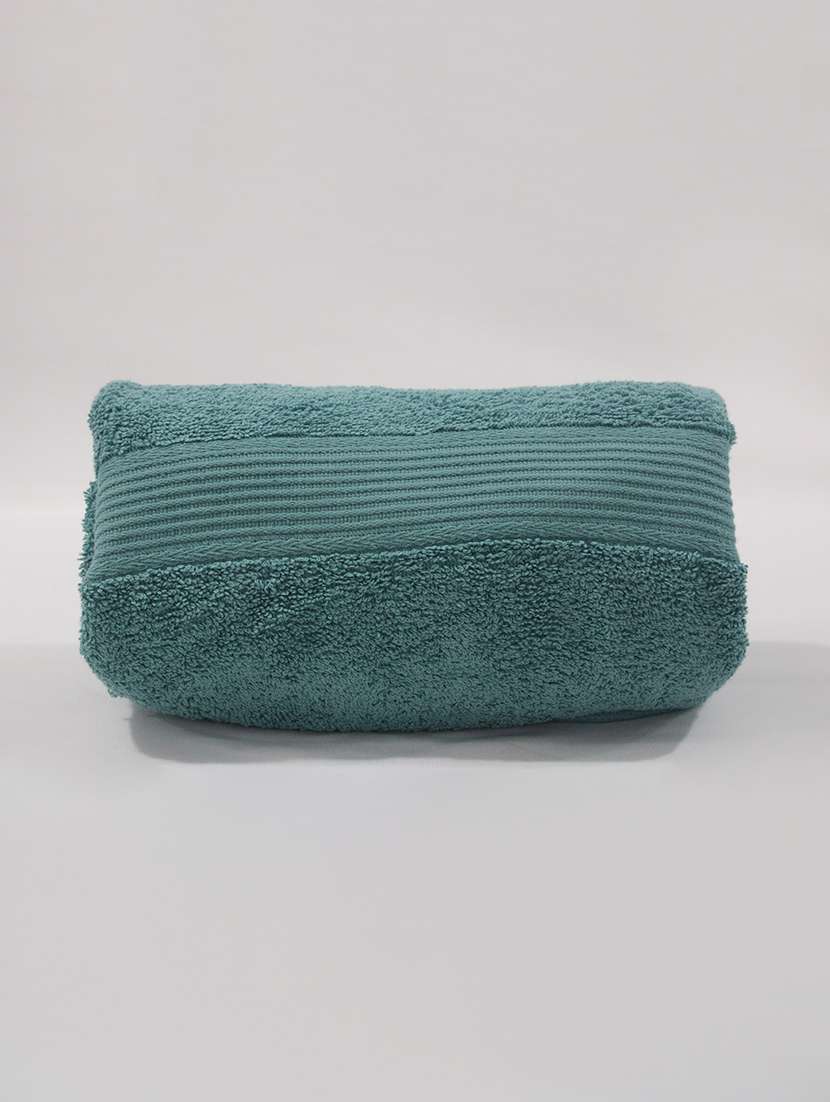 green solid bath towel - 18432263 - Standard Image - 1