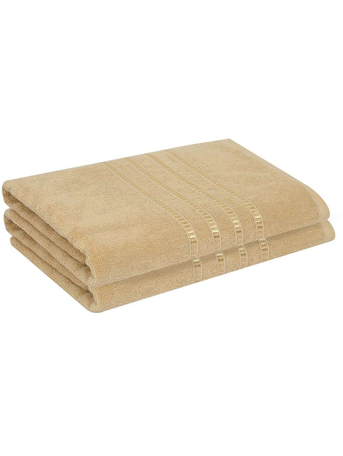 pack of 2 solid bath towel - 18432289 - Standard Image - 1