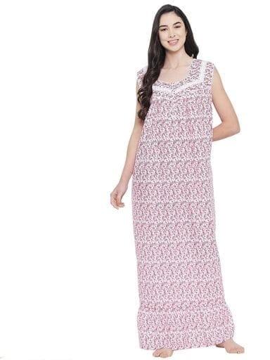cotton women nighty  - 18432304 -  Standard Image - 1
