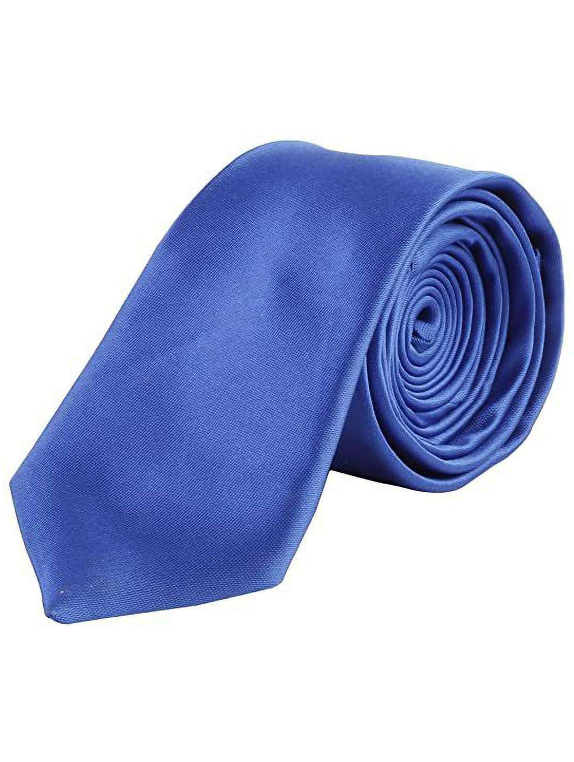 blue silk blend ty - 18432343 - Standard Image - 1