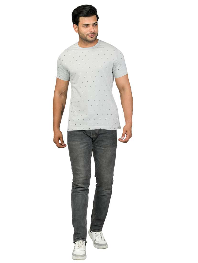 grey printed t-shirt - 18434417 -  Standard Image - 1