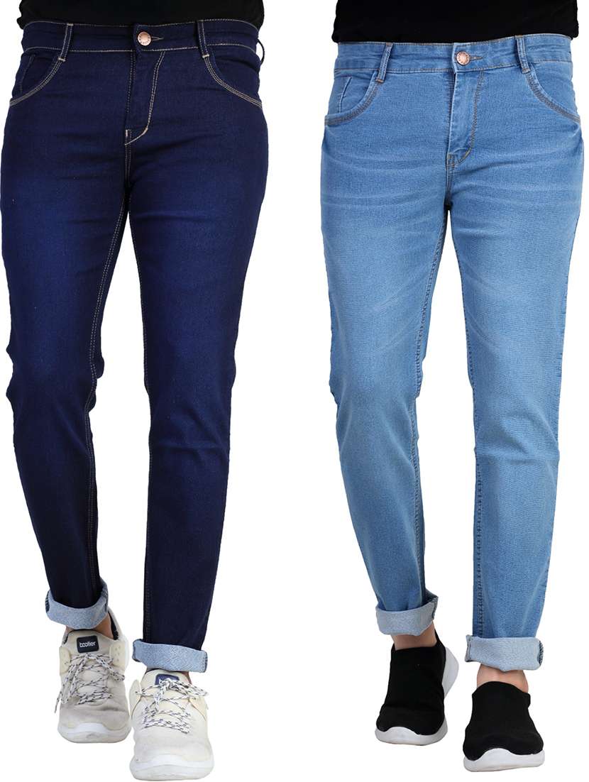 mens slim fit plain jeans