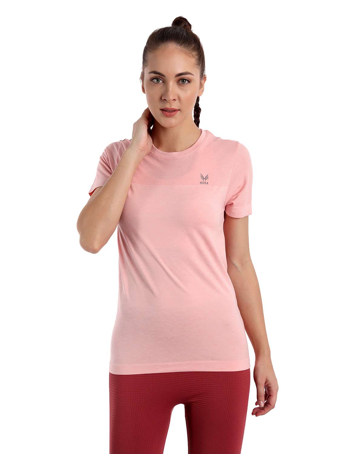women's plain round neck t-shirt