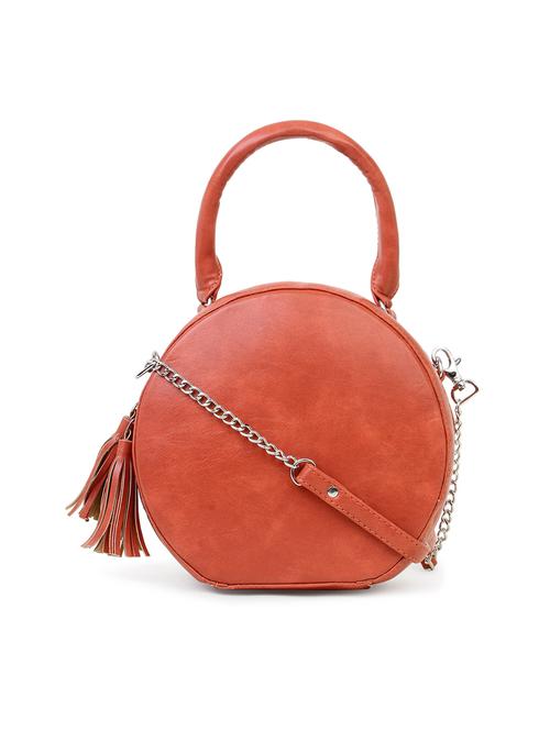 pink solid regular sling bag - 18437093 - Standard Image - 0