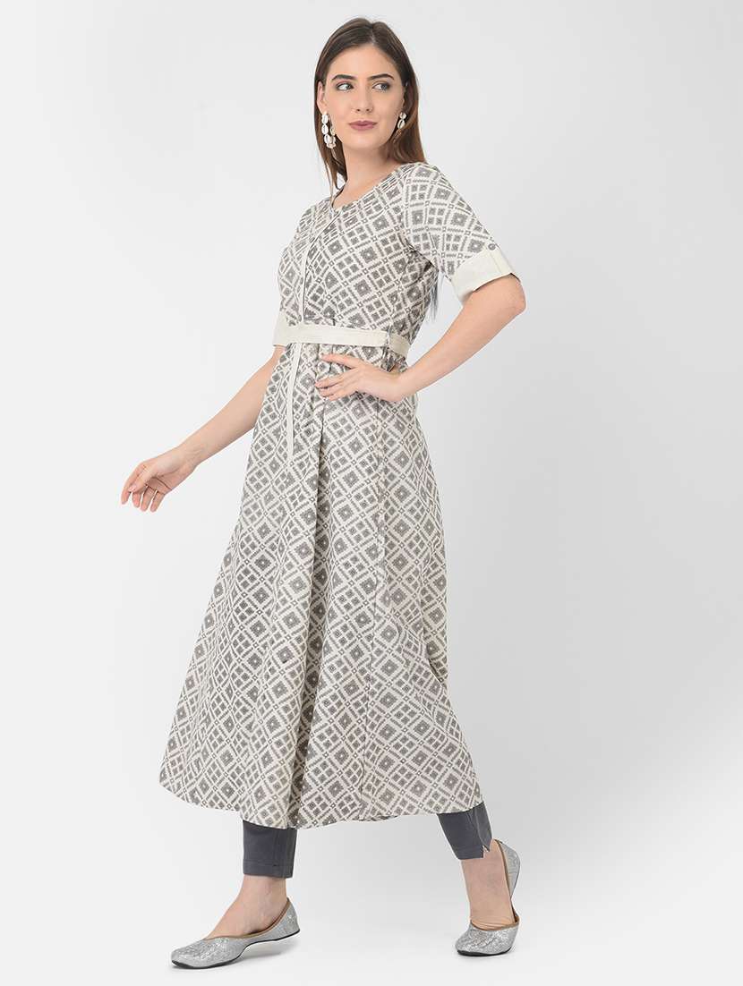 women's asymmetric kurta - 18437099 -  Standard Image - 1