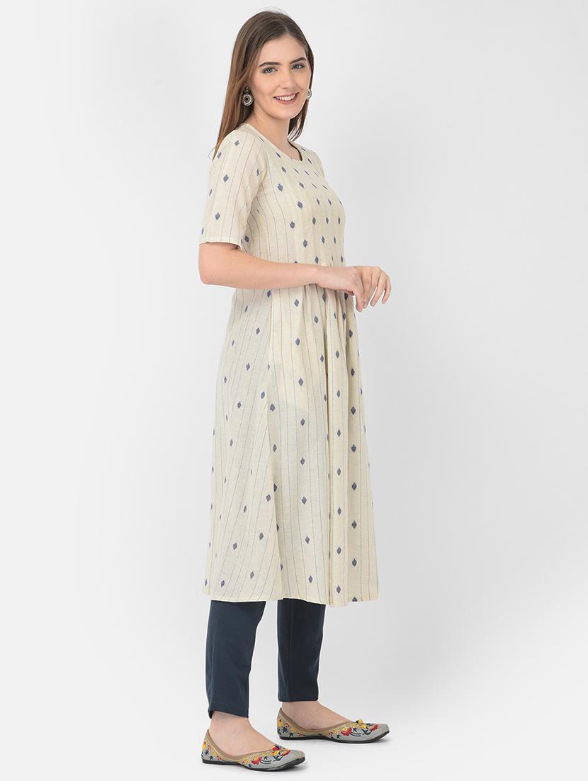 women's flared kurta - 18437101 - Standard Image - 1
