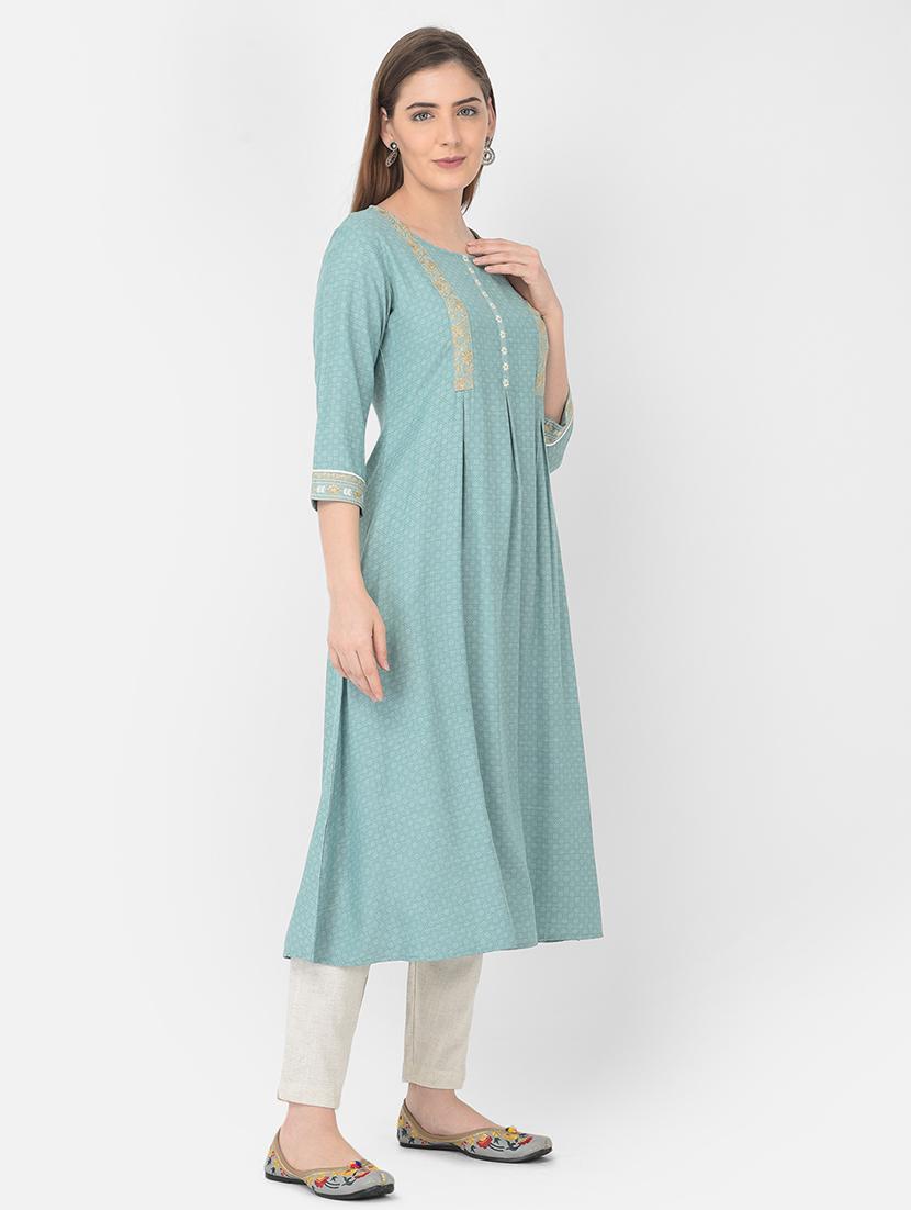 women's a-line kurta - 18437109 - Standard Image - 1
