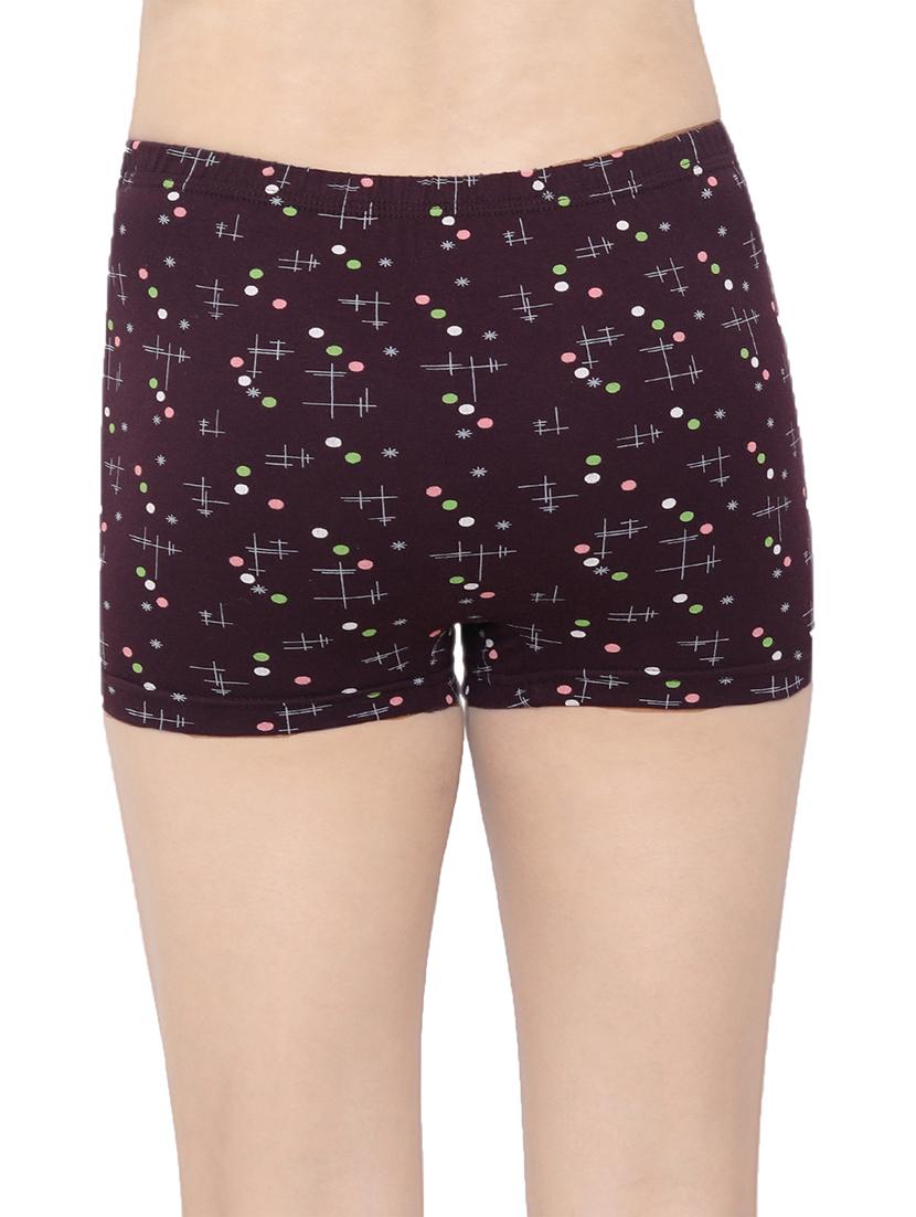 pack of 3 printed boy shorts panty - 18437321 - Standard Image - 6