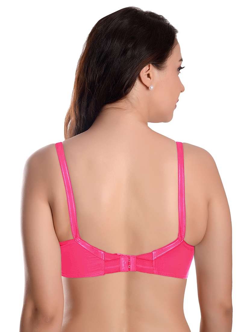 pink non padded regular bra - 18437654 -  Standard Image - 1