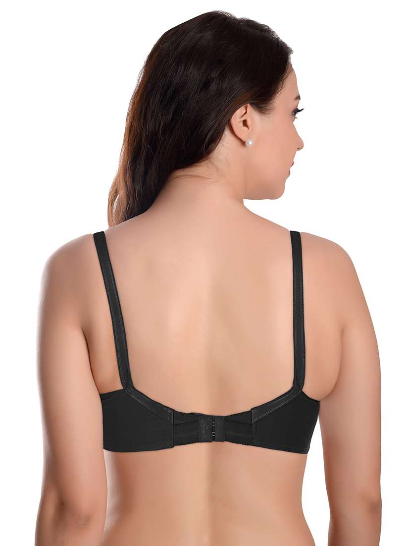 black non padded regular bra - 18437655 -  Standard Image - 1