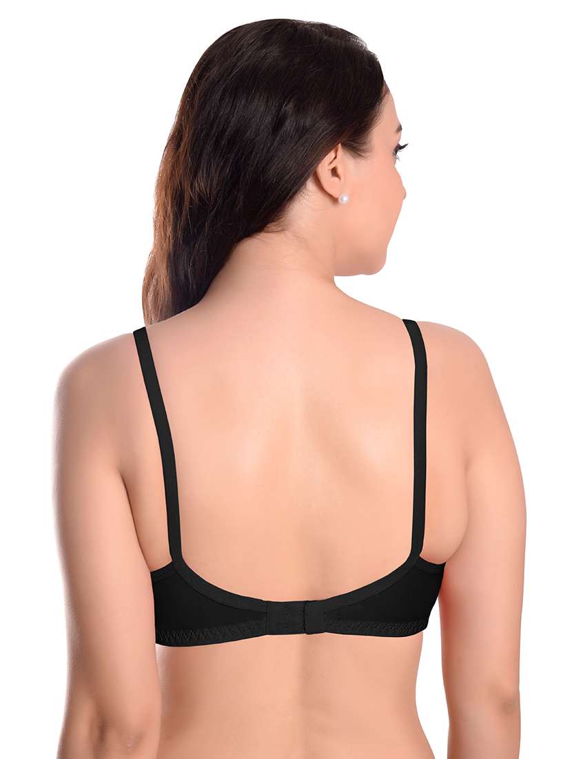 black non padded regular bra - 18437676 -  Standard Image - 1