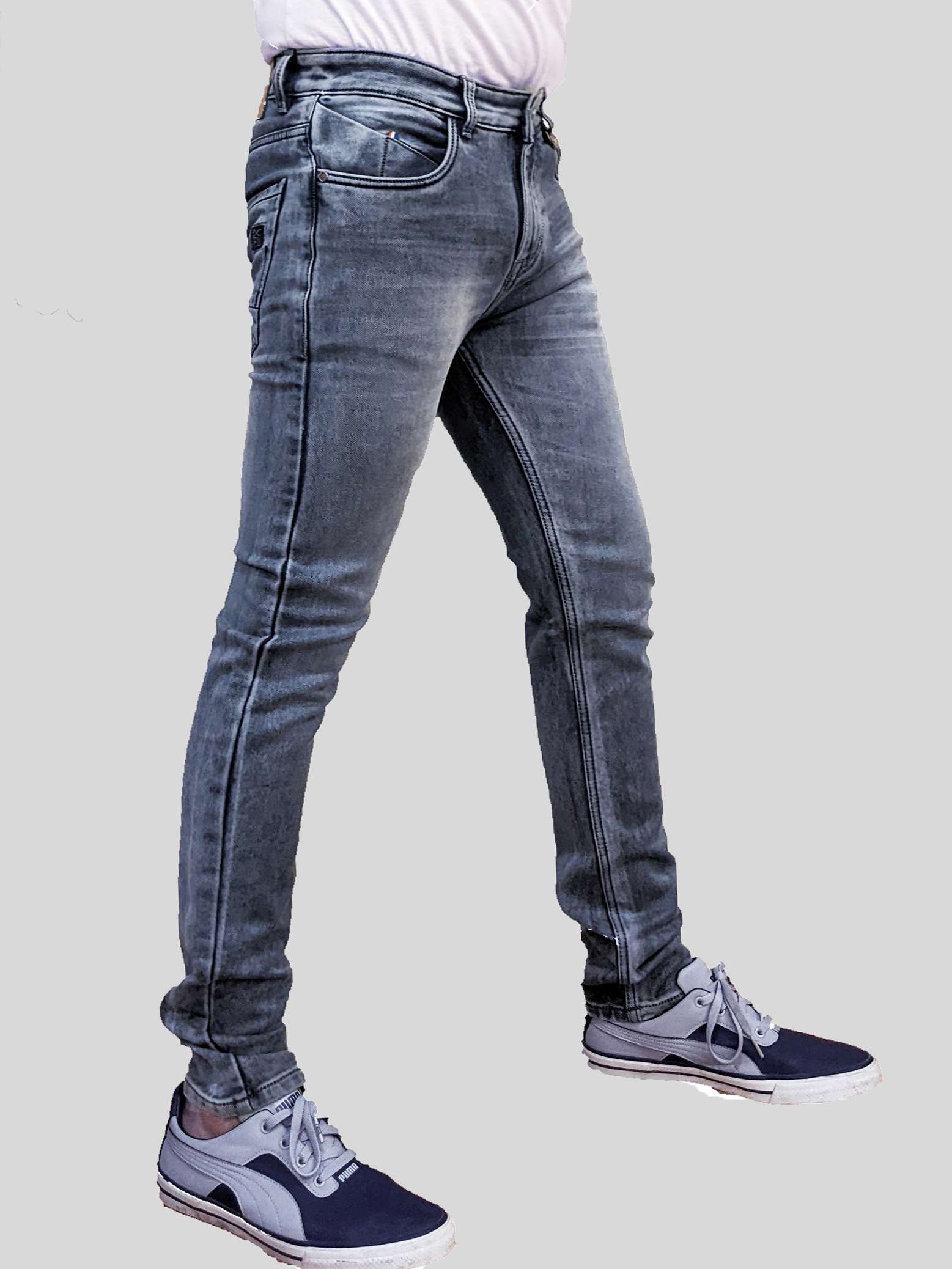 mens slim fit plain jeans - 18437702 -  Standard Image - 4