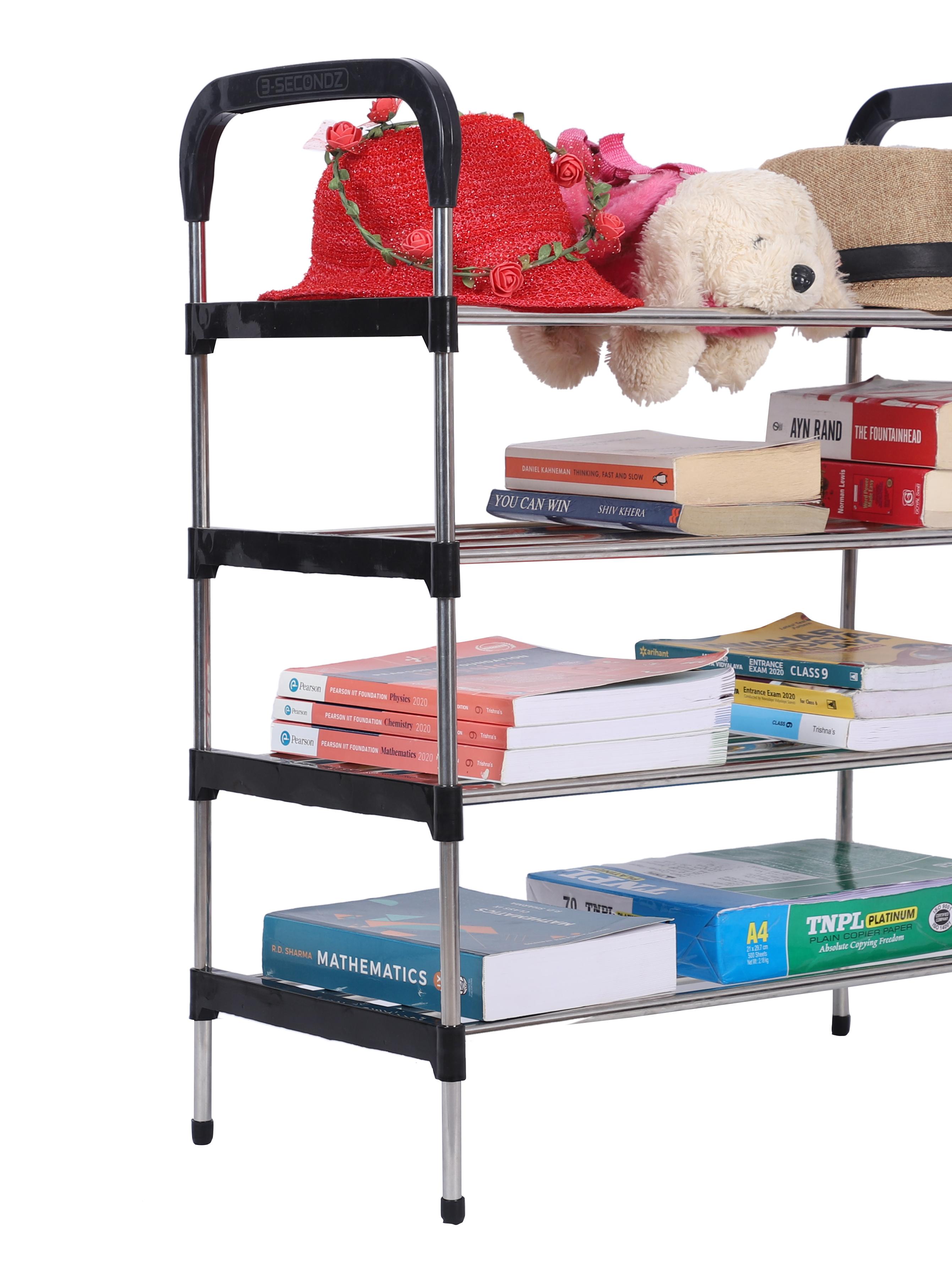 three secondz steel book shelf for study room office racks and shelves of steel rack - 18437705 - Standard Image - 1