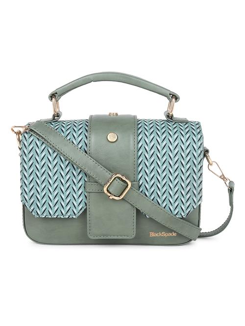 green printed regular sling bag - 18438548 -  Standard Image - 0