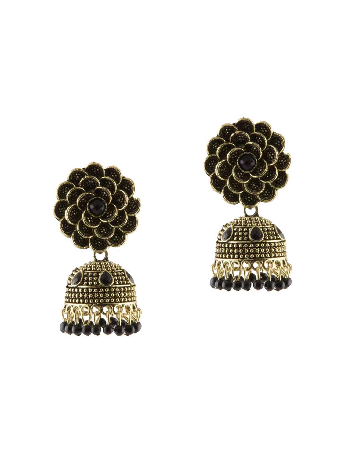 graceful delightful jhumka earrings