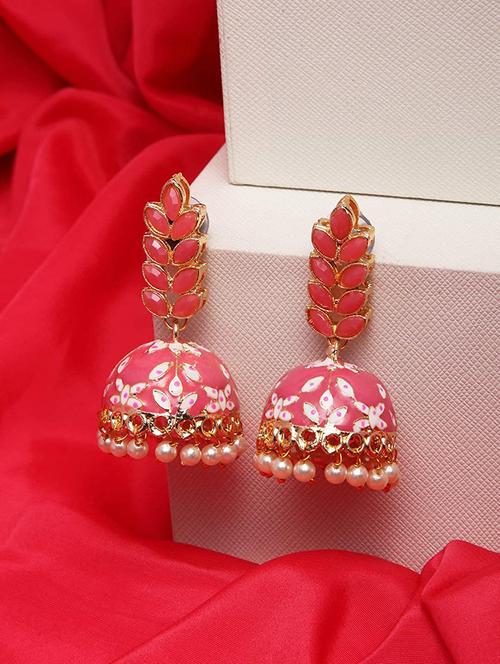 graceful delightful jhumka earrings - 18438553 -  Standard Image - 0