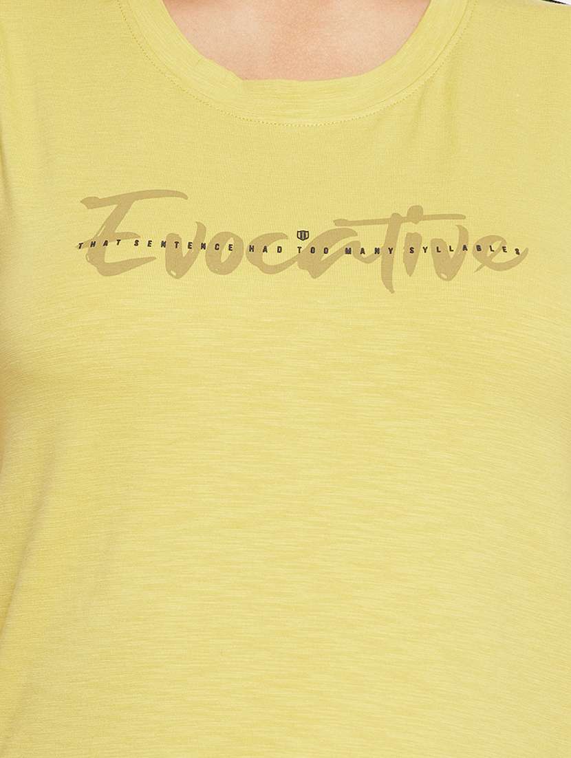 round neck typography tee  - 18438587 -  Standard Image - 4