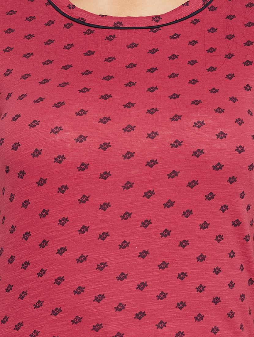 round neck printed tee - 18438597 - Standard Image - 4
