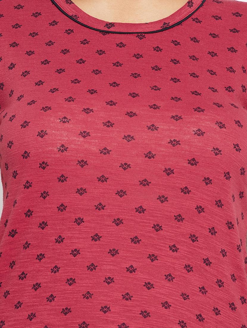 round neck printed tee - 18438600 - Standard Image - 4