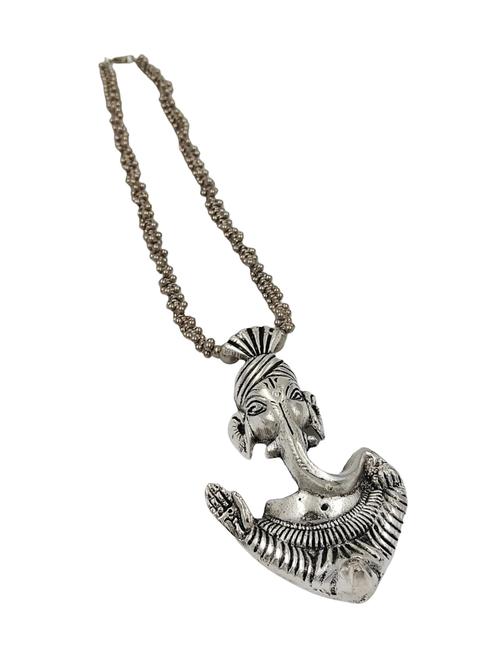 happy stoning long german silver vinayak necklace for women - 18438608 -  Standard Image - 0