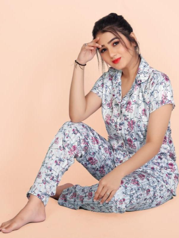 ladies night suit set - 18439198 - Standard Image - 1