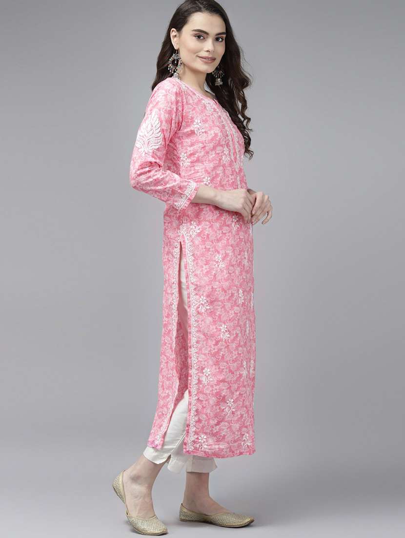 women's straight kurta - 18439714 -  Standard Image - 1