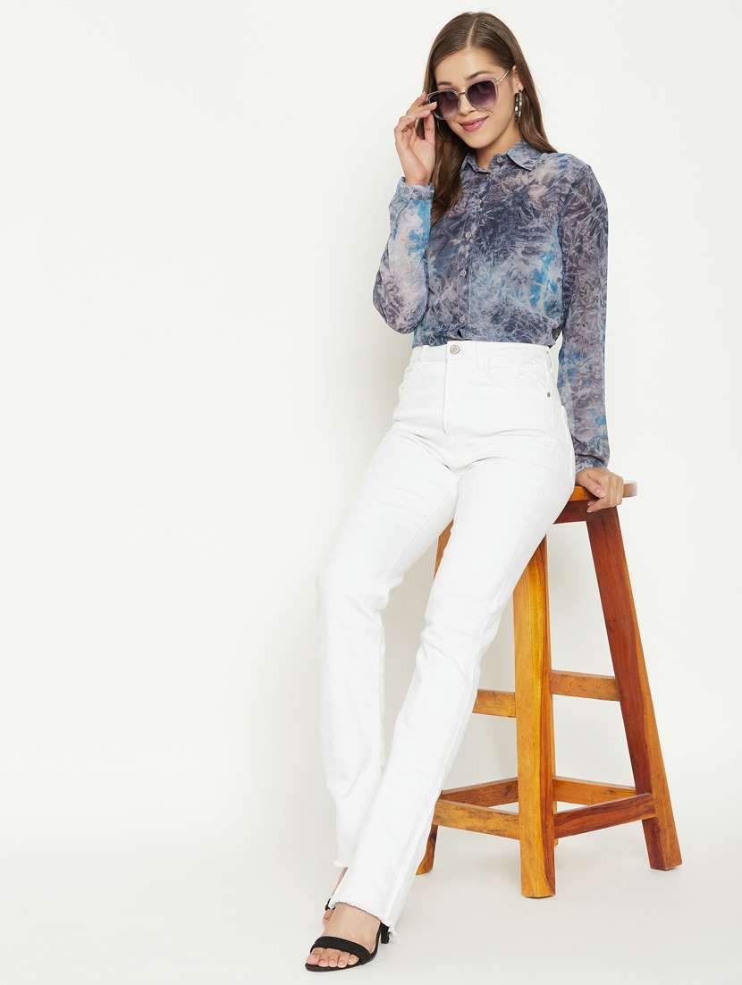 long sleeved printed regular shirt - 18439796 -  Standard Image - 4