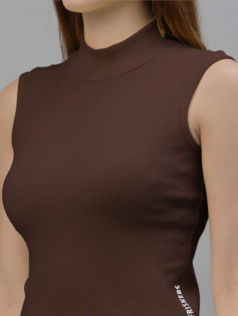 women's solid mock neck top - 18439854 - Standard Image - 4