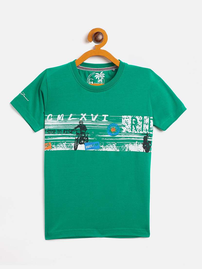 green graphic t-shirt