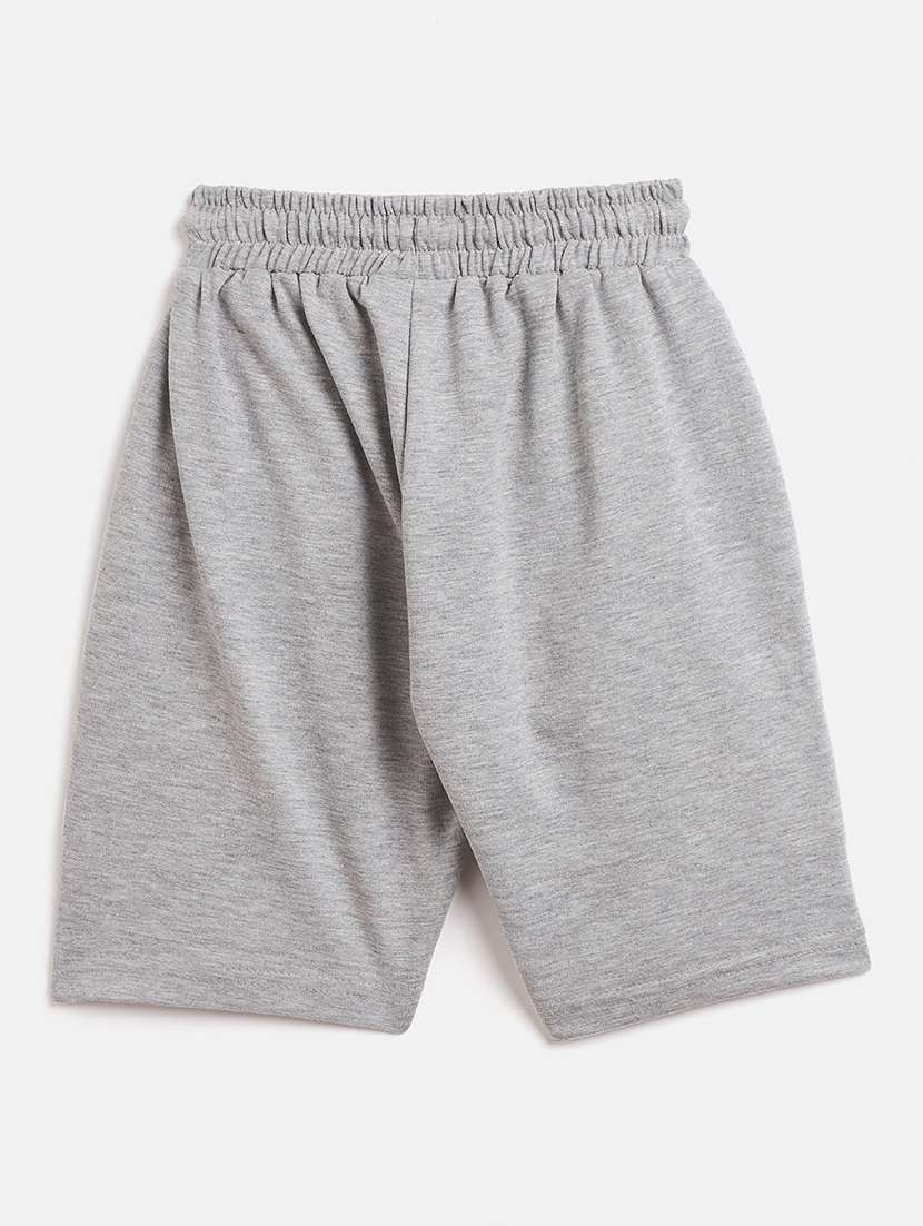 girls grey printed shorts - 18440086 -  Standard Image - 1