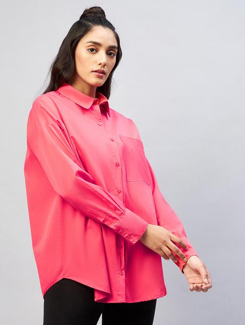 long sleeved solid regular shirt - 18440099 -  Standard Image - 0