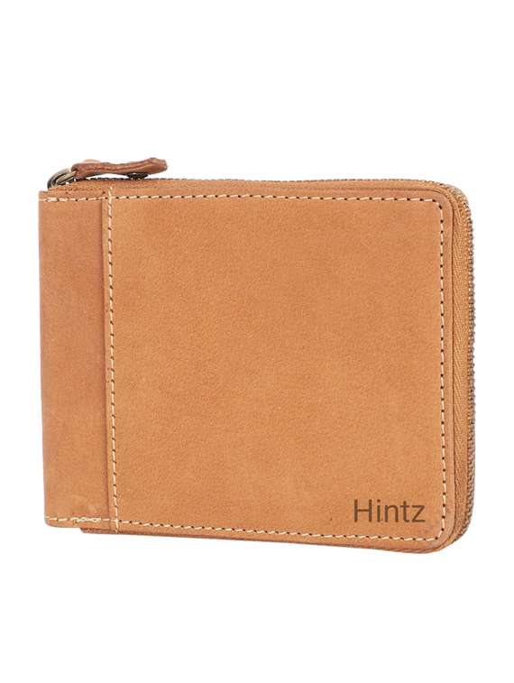 beige genuine leather wallet