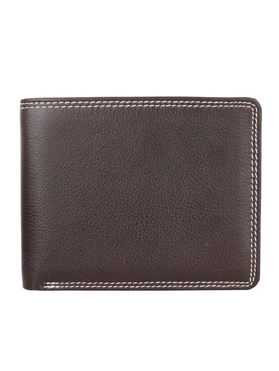 brown genuine leather wallet