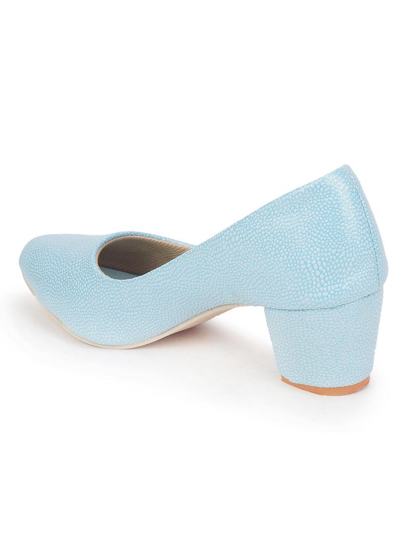turquoise cyan solid pumps - 18440663 - Standard Image - 1
