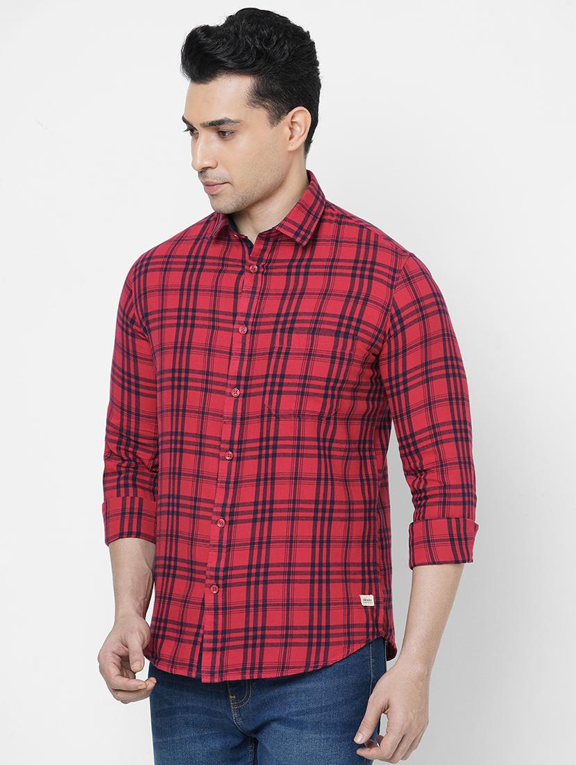 mens checks casual shirt - 18440691 -  Standard Image - 1