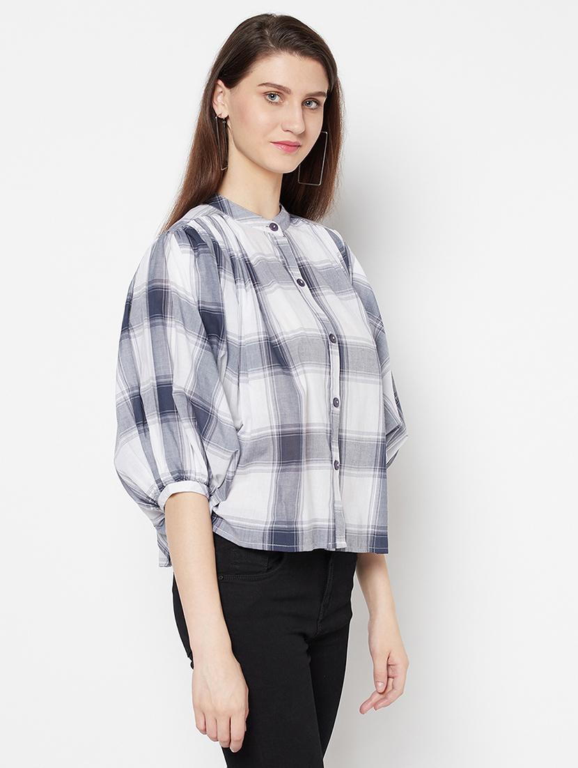 women's straight crew neck top - 18440714 - Standard Image - 1