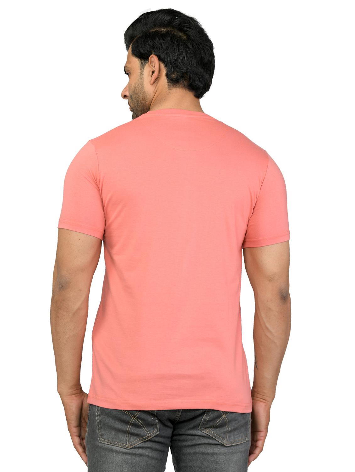 peach solid t-shirt - 18440784 - Standard Image - 1