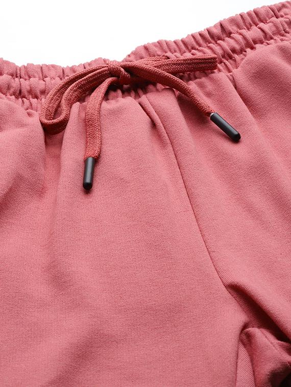 pink solid sports shorts - 18440822 - Standard Image - 4