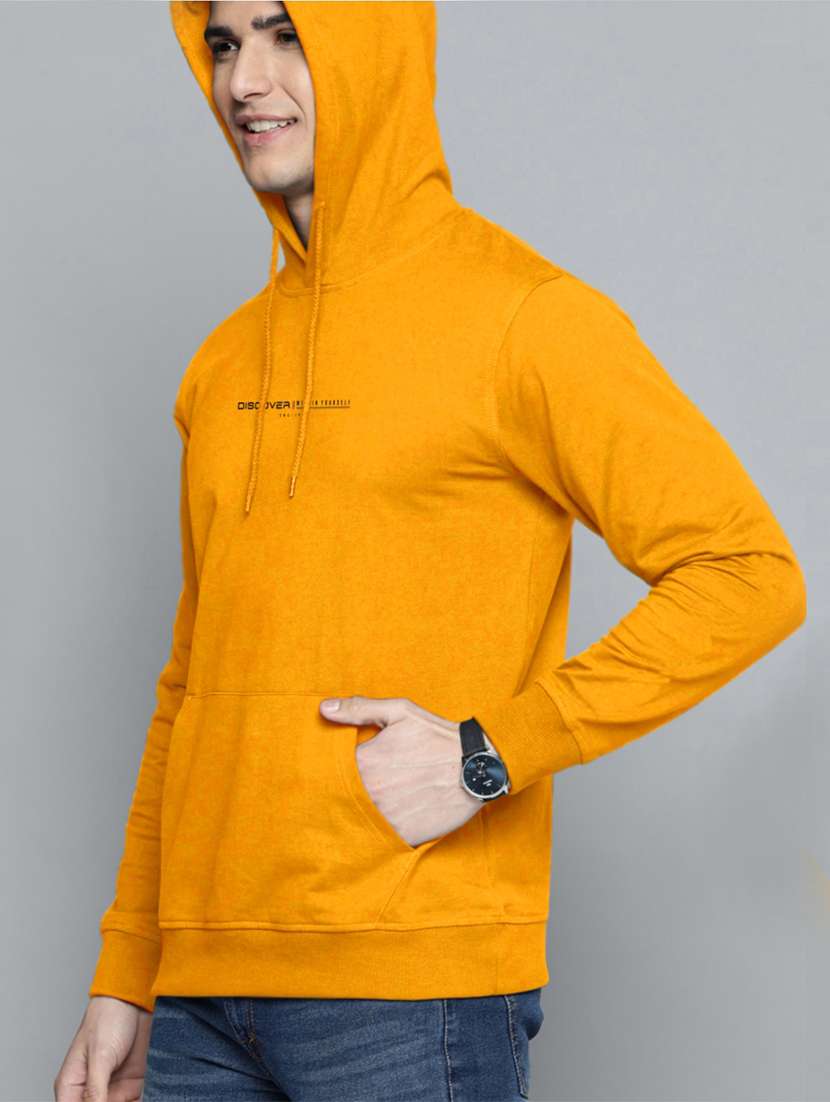 yellow chest print sweatshirt - 18440830 - Standard Image - 1