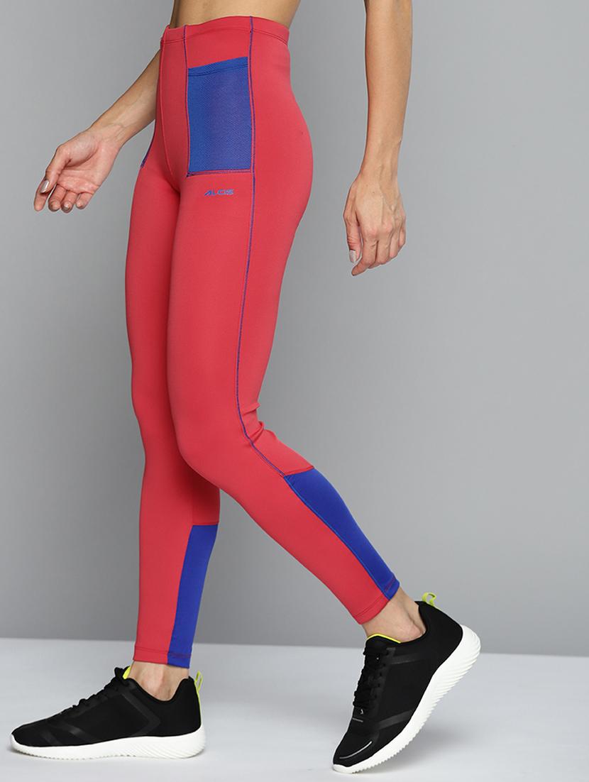 high rise color block leggings - 18440843 - Standard Image - 1