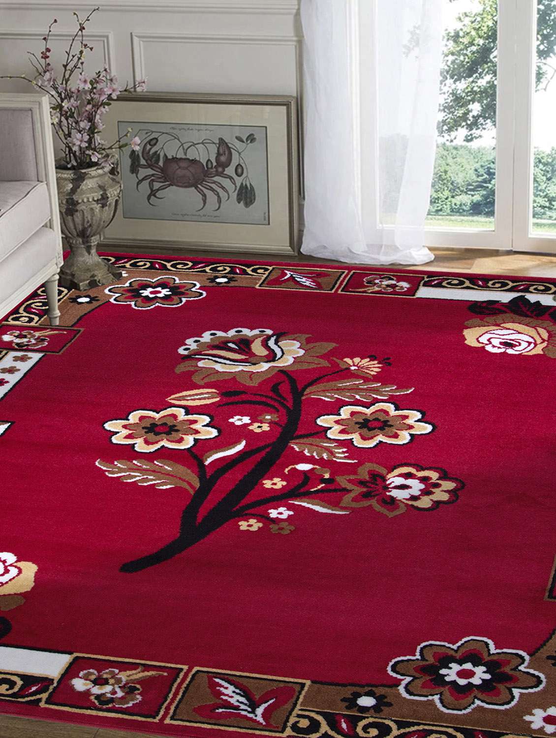 printed living room home carpet