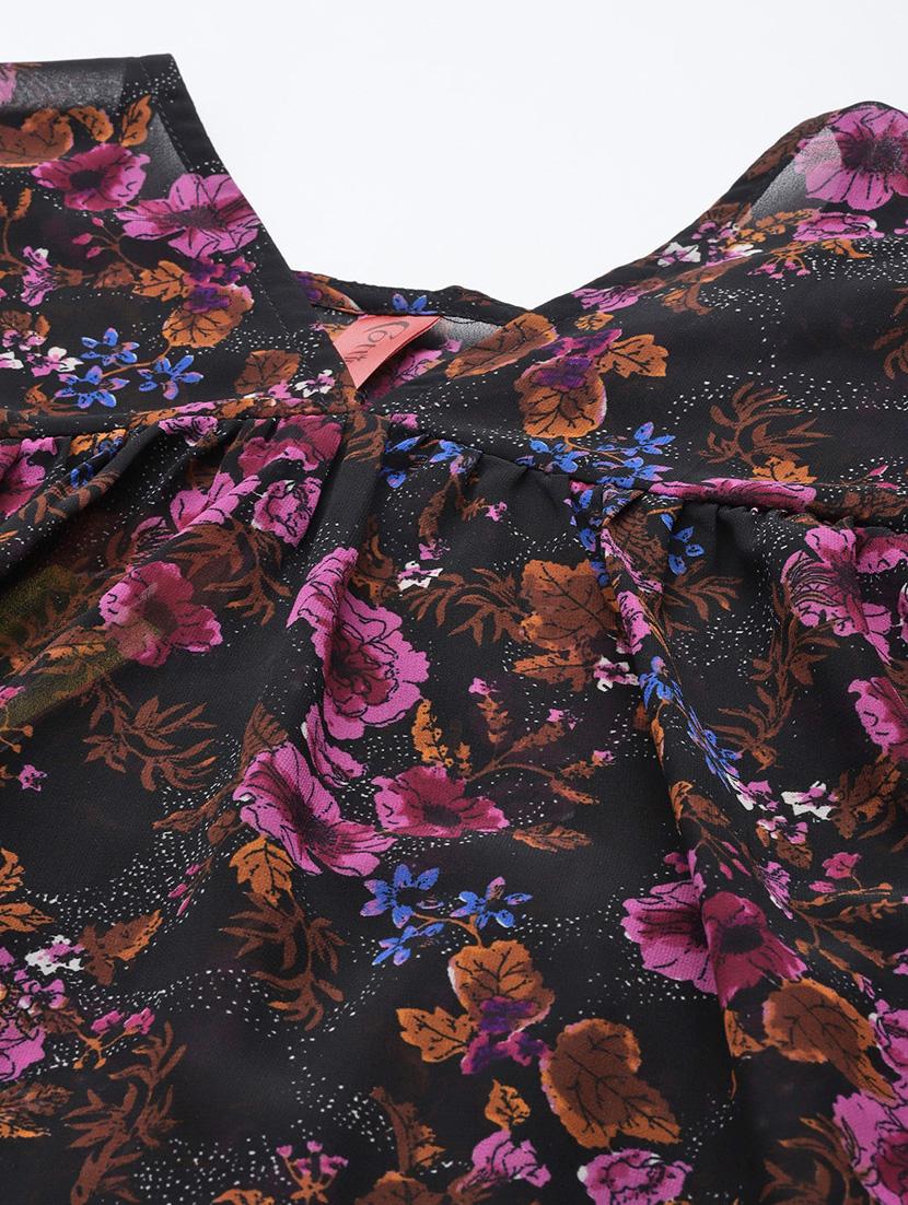 women's asymmetric v neck top - 18443492 - Standard Image - 4